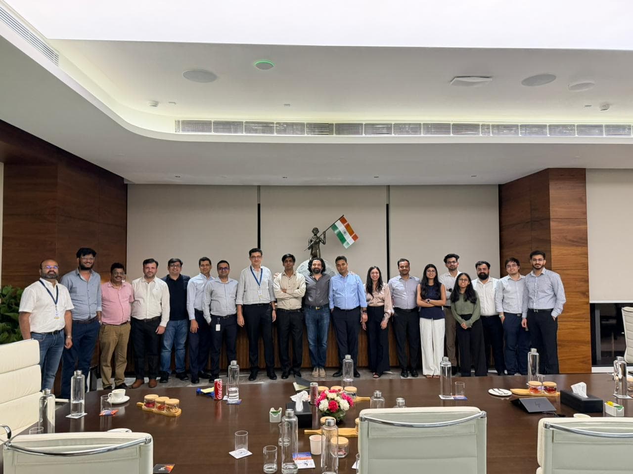 AT EY Office with Risk Team